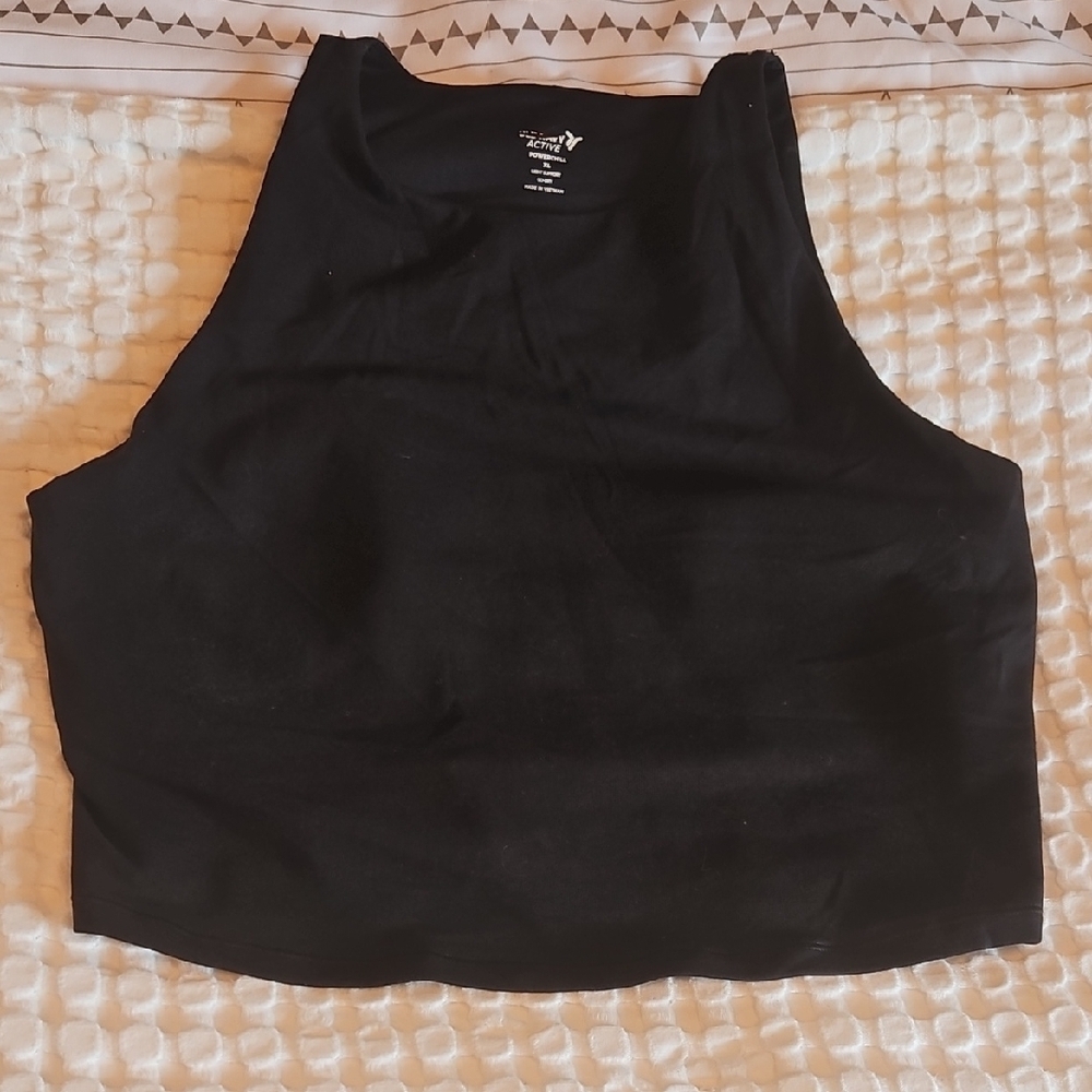 Old Navy Black Women's Crop Top Xl